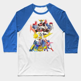 NagaiSuperRobots NoBackground Baseball T-Shirt